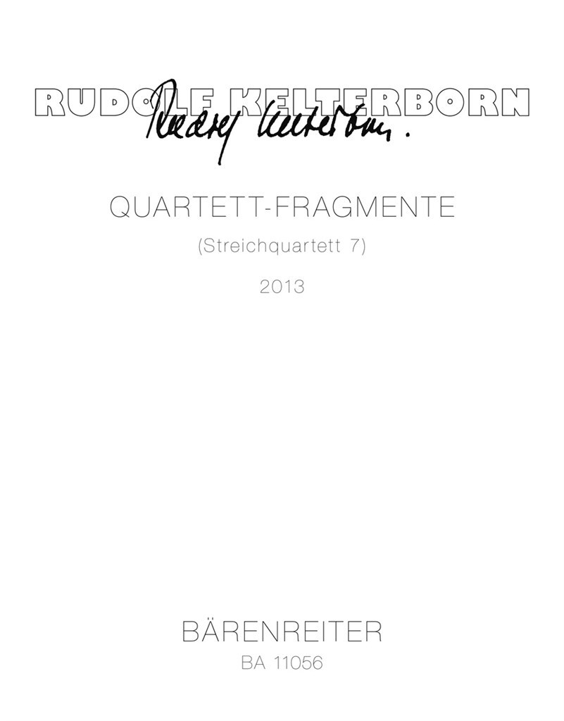 Quartet Fragments (String Quartet 7)